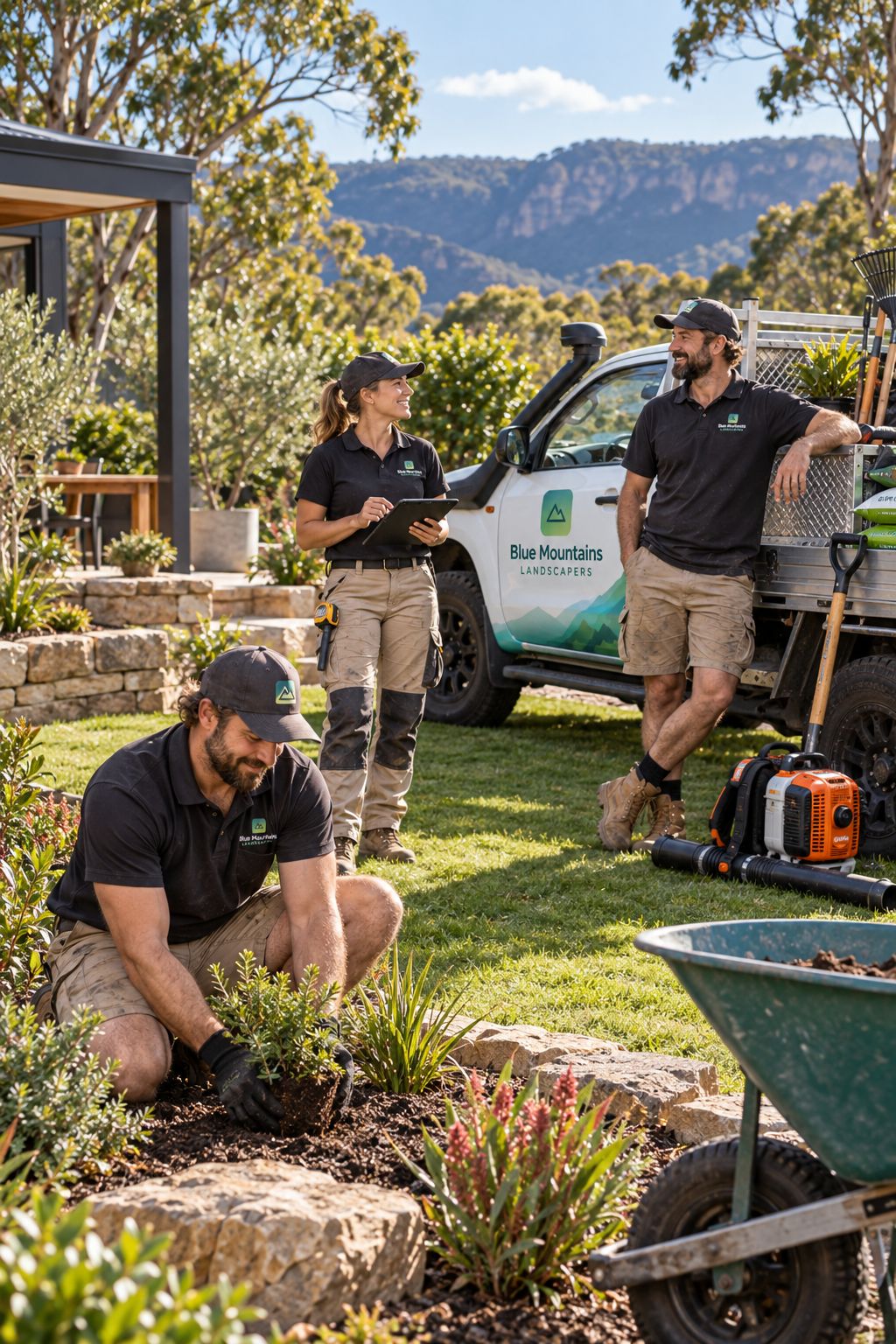 Landscaping services across the Blue Mountains