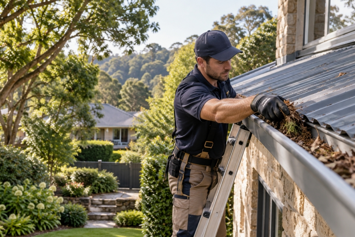 Gutter Cleaning in the Blue Mountains
