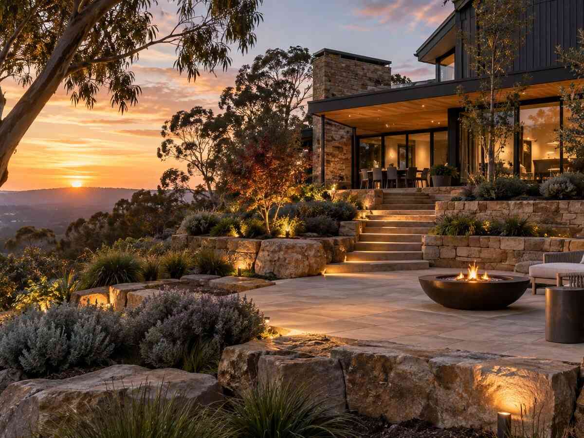 Hard Landscaping in the Blue Mountains