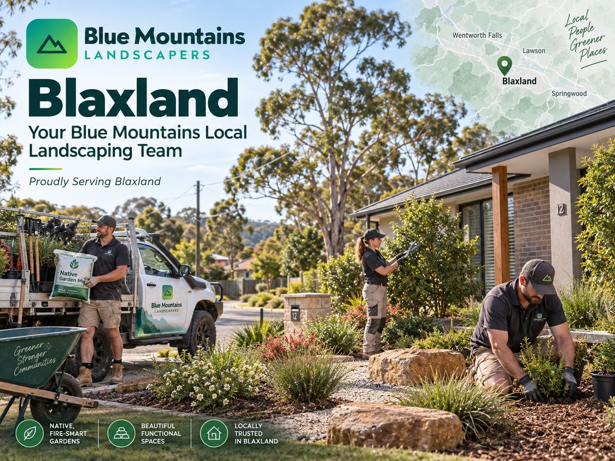 Landscaping in Blaxland